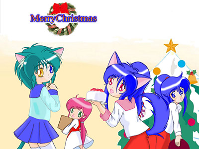 リンクスさんからの2001年クリスマスＣＧ。