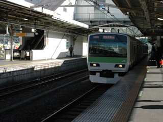 山手線車両。