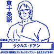 JR東十条駅のスタンプ