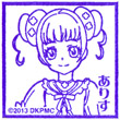 映画ドキドキ！プリキュア 四葉ありすのスタンプ