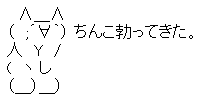 ちんこ勃ってきた